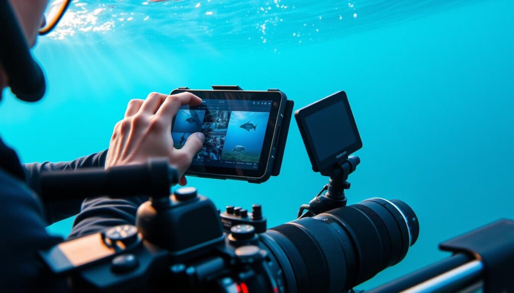 editing underwater photos