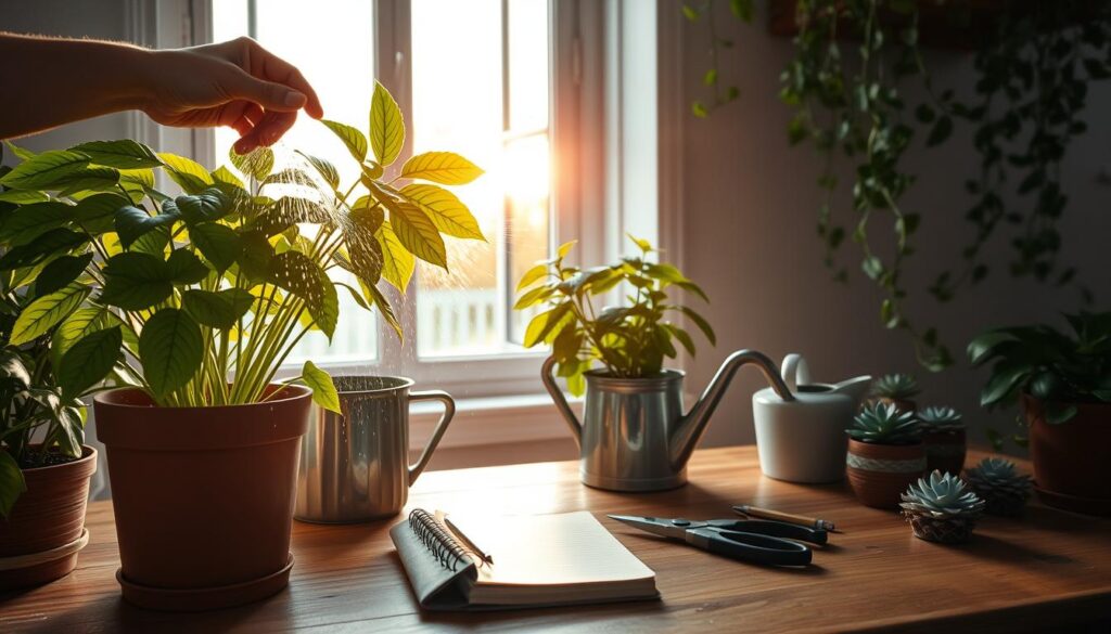 plant care routine