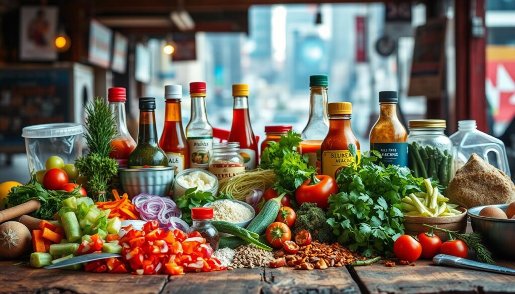 street food ingredients